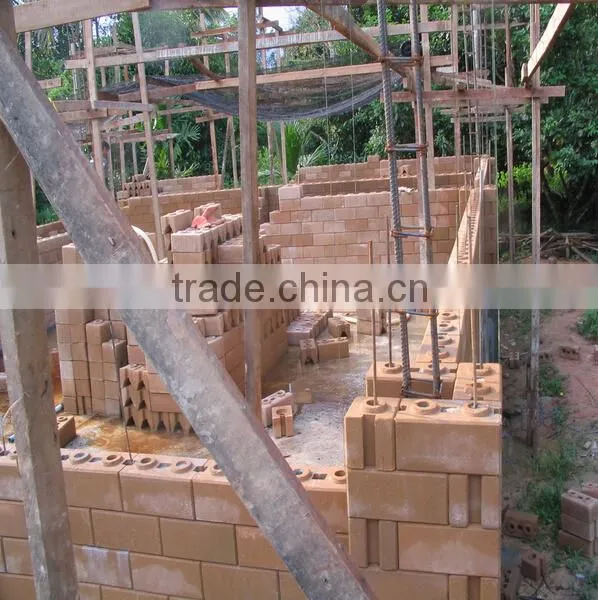 automatic lego interlock clay brick machine price for sale
