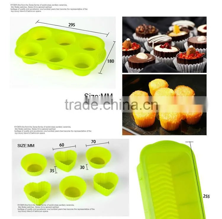 30pcs stainless steel salad bowls silicon molds cake silicone bakeware set