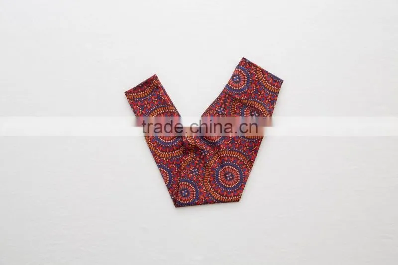 Wholesale custom 2016 latest design compression tights yoga pant for girl running yoga pants for women