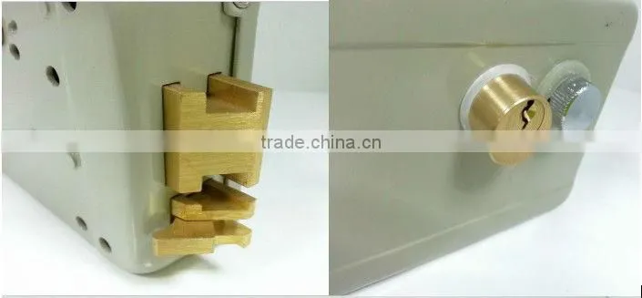 Electric control latch lock with double cylinder door lock for building,rent room