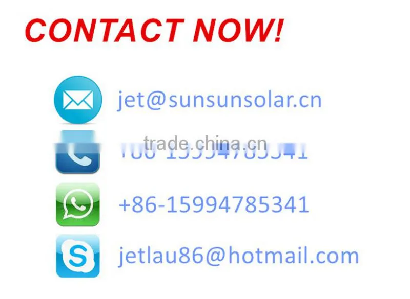 Aluminium Frame 18W 18V poly solar panel