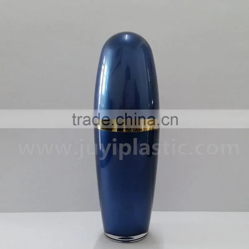 Blue Acrylic Sphere Cosmetic Plastic Bottle,Empty Cosmetic Bottle