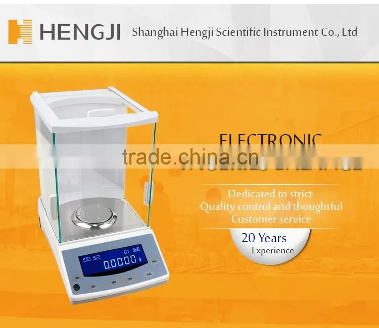 2016 electronic 200g high precision 0.1mg lab weighing controller machine scale