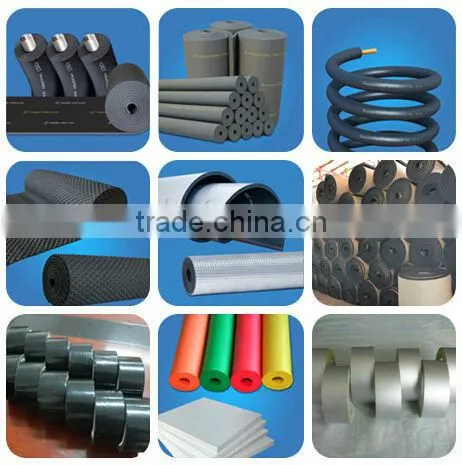 Low temperature rubber foam board