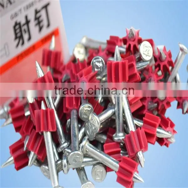 Steel Concrete Shoot Drive Pin Nail with Plastic buffer