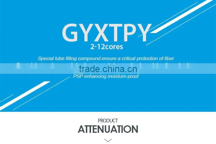 24 core fiber cable single mode diameter GYXTPY