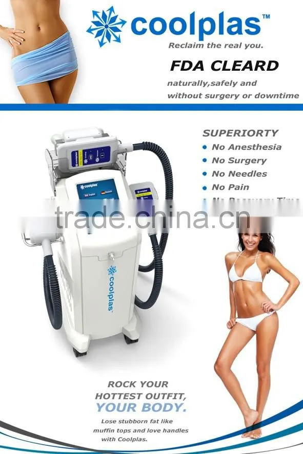 2015 hot new cryolipolysie Fat Freezing slimming machine with 3 heads best cryolipolysie fat freezing