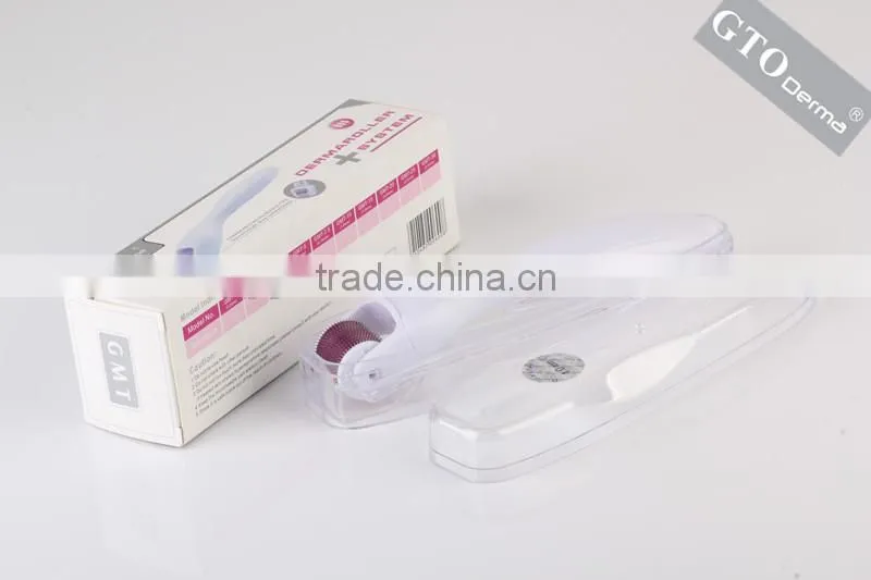 interchangeable head style derma roller 600 for body skin care and for hair treatment with CE approved and competitive price