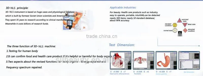 SLL NEW ARRIVAL 58% quantum resonance magnetic analyzer
