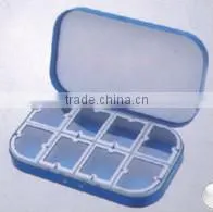 Double-side open removable inside fishing tackle box