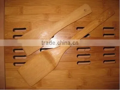 Bamboo spoon set kitchen utensils and chopsticks