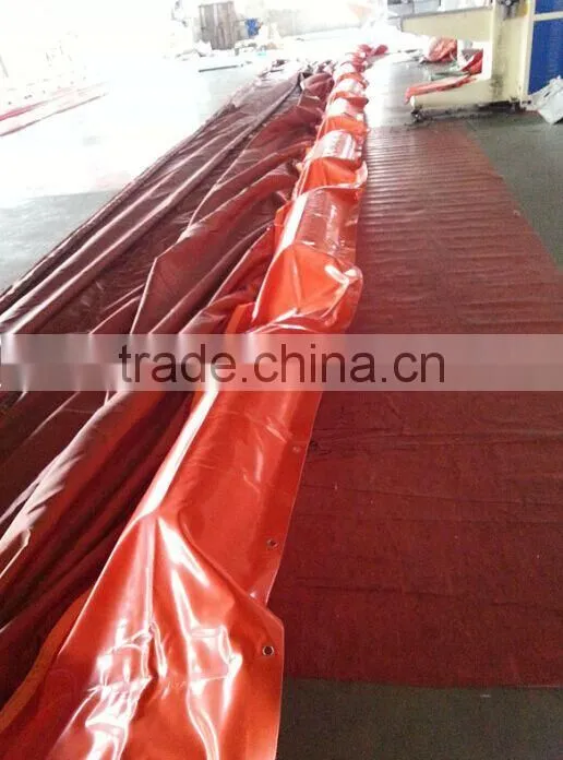 PVC 750mm oil spill containment boom