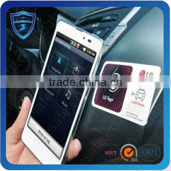 programable printable ISO/IEC 14443 anti-metal nfc rfid label e-wallet