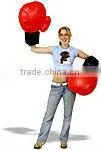 PVC inflatable punching bag PVC inflatable boxing gloves