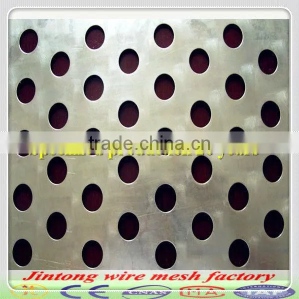 High Quality galvanized perforated metal piece/hole punching wire mesh (factory)