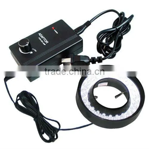 48 LED Microscope Ring Light 43mm-151mm Light Range Illuminator Illumination Lamp Camera with Adjustable Brightness
