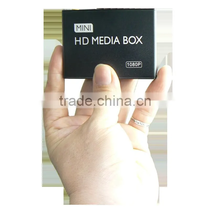 1080P HDMI SD/USB full HD Mini Media Player MKV/RM/RMVB(blue)EU/US optional