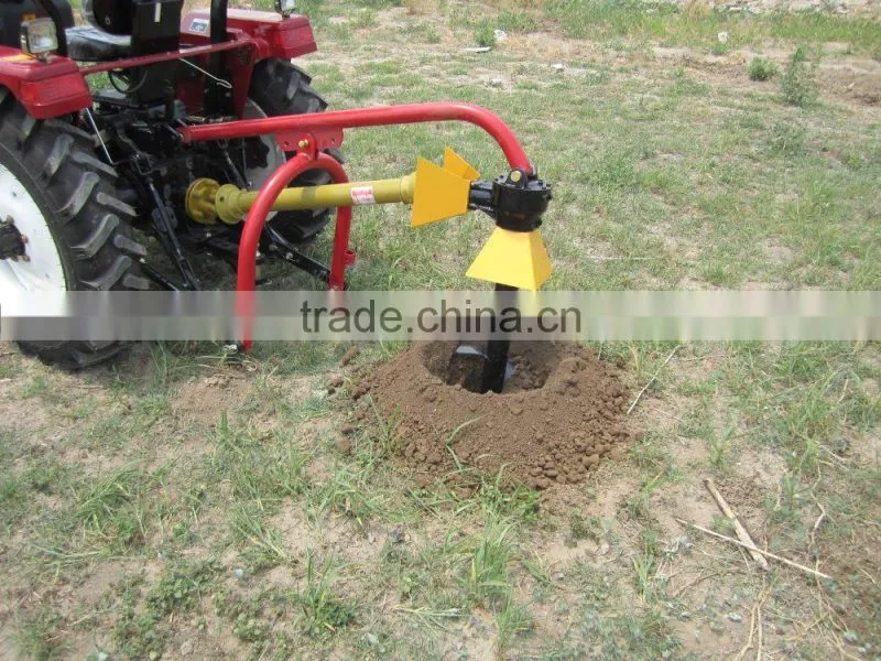 farm tractor pto driven hole digger,mini post hole digger,post hole digger auger
