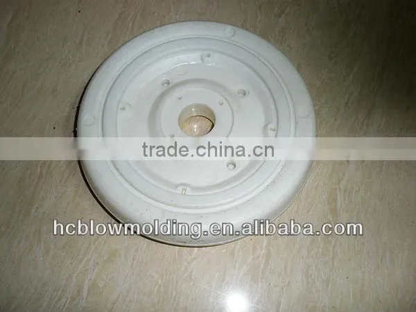 OEM BLOW MOLDING plastic toy wheels Big plastic hub toy cart wheel on sale