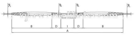 Double Head Type Temporary Conductor Mesh Sock Joints