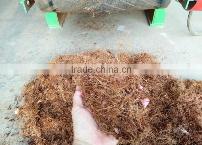 coconut shell and oil palm efb shredder KJDS316D 55KW exported to Indonesia