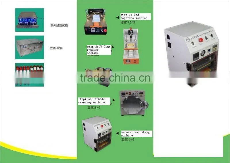 NEW arrival! Air bubble removing machine for mobile touch panel refurbish and LCD refurbish