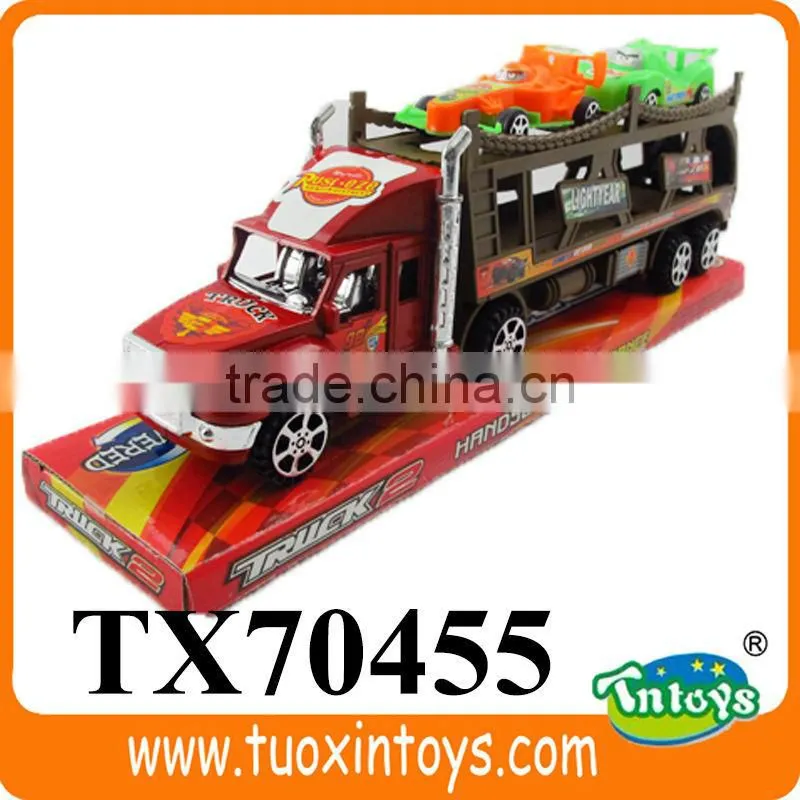 plastic toy trucks and trailers, toy tractor trailers
