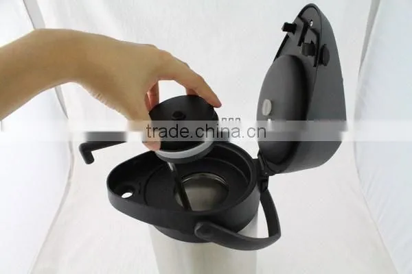 Double wall thermal stainless steel air pressure coffee tea pot