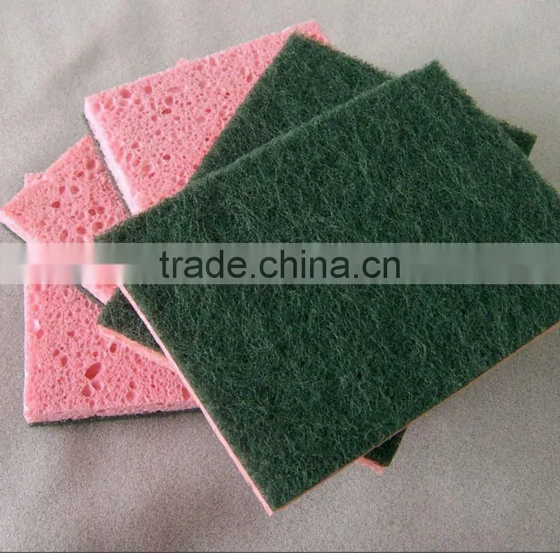 Soft cellulose bath cellulose scouring sponge