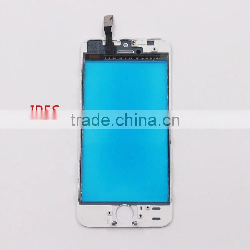 Factory supply white and black touch screen with frame for iphone 5s screen and digitizer oem