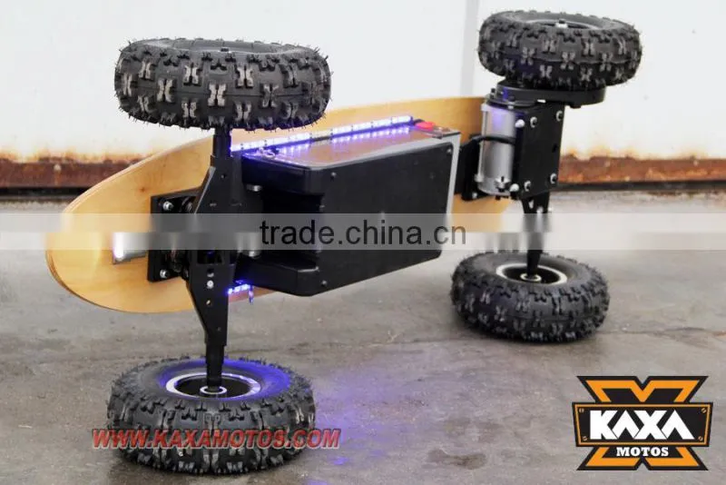 Electric Powered Skateboard 1000W with Brushless Motor