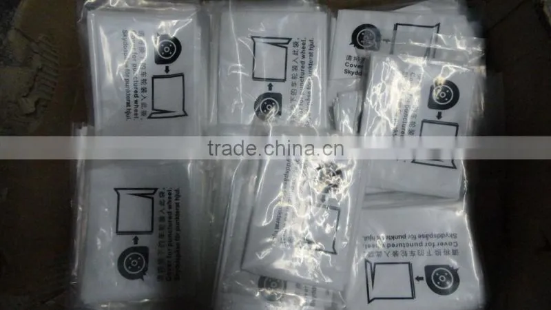 HDPE/ LDPE Custom and disposable plastic tire bags