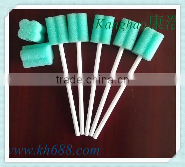 Factory directly sell oral sponge swab with good qualiy for medical using free sample