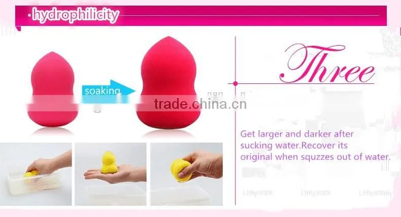 2016 HOT SALE Professional make up powder puff cosmetic Sponge
