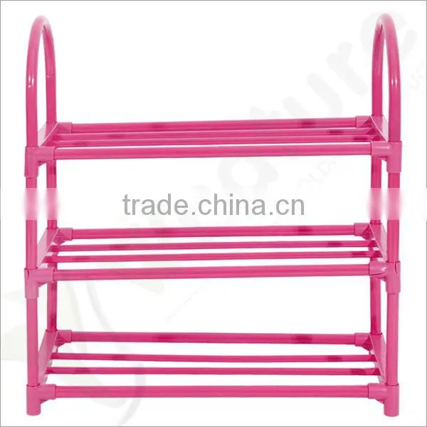3 tier metal iron shoes rack shoe organizer
