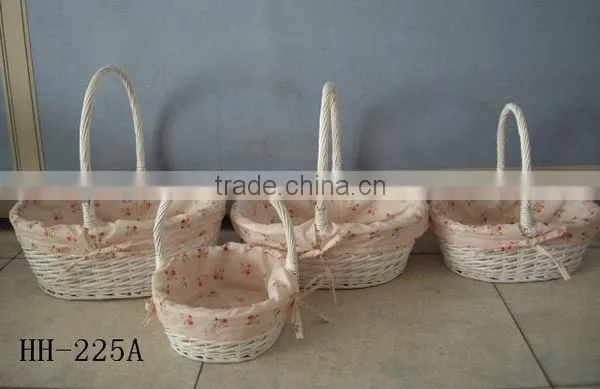 3pcs Round empty knitting gift baskets