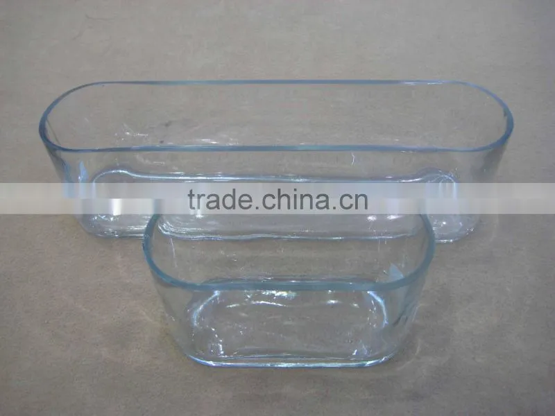 cheap handmade hyacinth glass vase flower pot