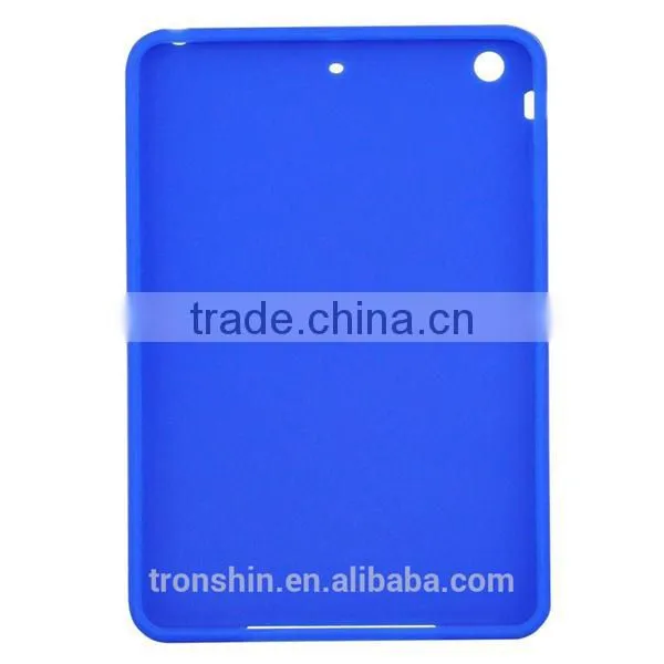 Soft Hand Feeling Matt Flexible Silicon Protective Back Cover for iPad Mini