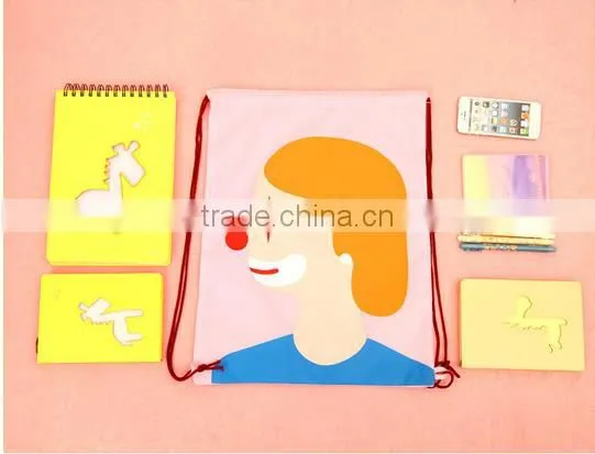 Q1123 Lovely smiling DIY plastic storage bag