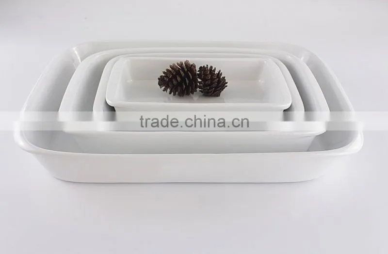 Hospitality hotel supply baking accessories ceramic bakeware set