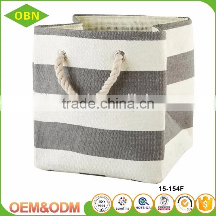 High quality custom collapsible cheap decorative storage bag paper straw storage beach basket