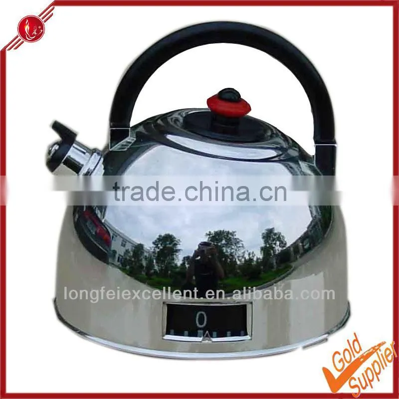 kettle pot shape timer mechanical timer kitchen timer silver