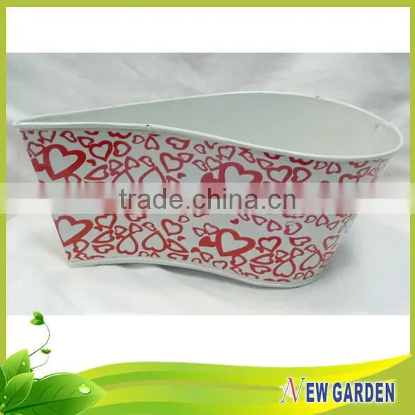 Attractive Price Round Handicraft Plastic Flower Hanging Pots,Sticker Planter