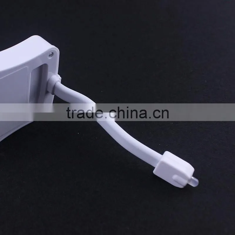 New product LED toilet nightlight motion sensor toilet lamp with 8 colors