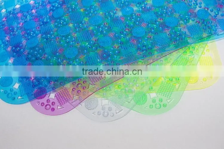 Good quality new products pvc backing non skid bath mat