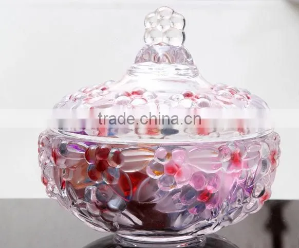High quality glass candy bowl ,glass sugar bowl,glassware