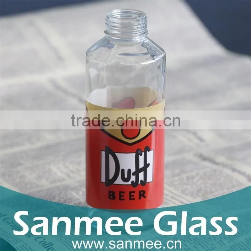 Hot Selling Cheap Price Wholesale Glass Water Bottle with Silicone Sleeve