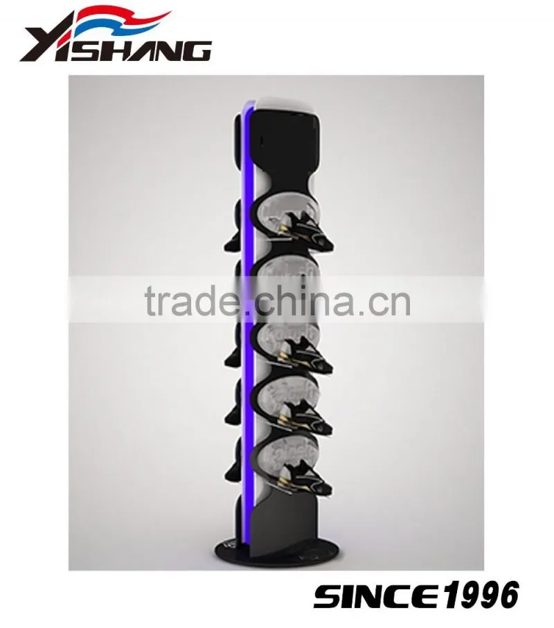 Custom 3 tiers wooden floor standing store candy display