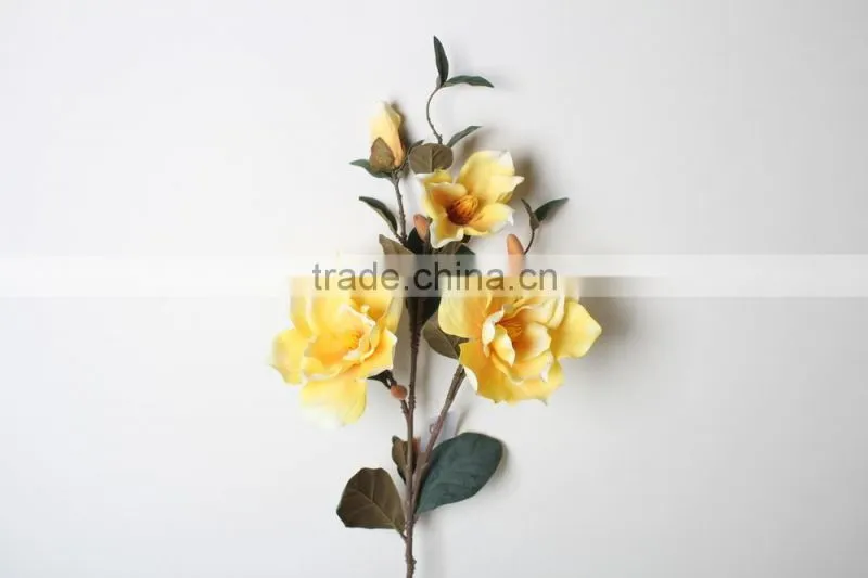 Elegant Decorative Artificial Magnolia Flower for Wholesale Direct Selling