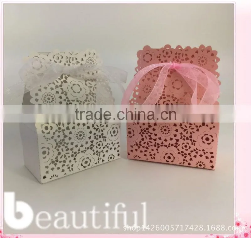 foldable sweet wedding candy box romantic paper wedding box
